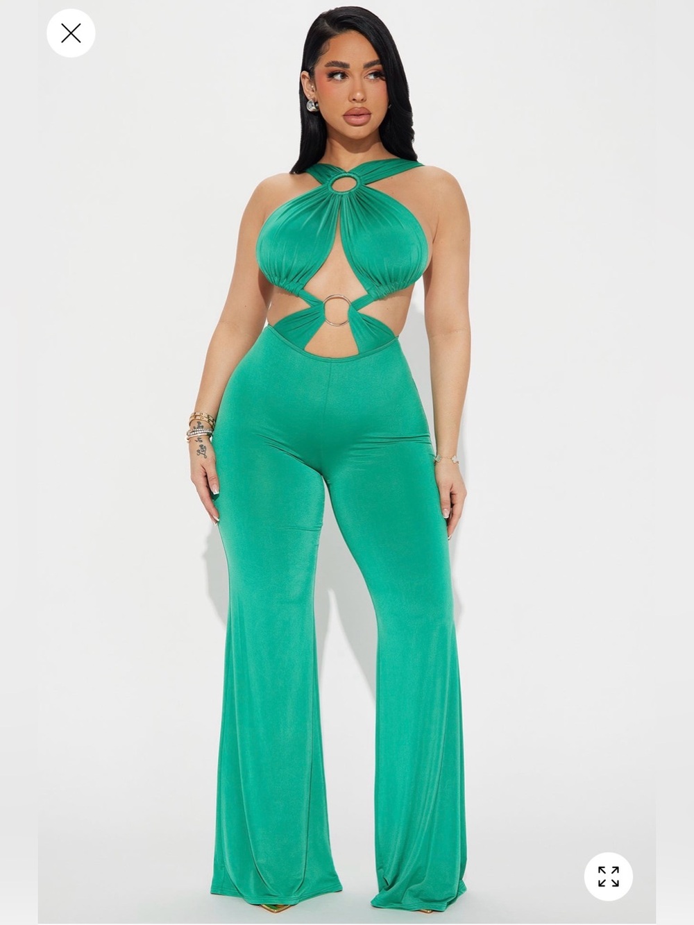 NWT Fashion Nova Cut Out Jumpsuit Size XL